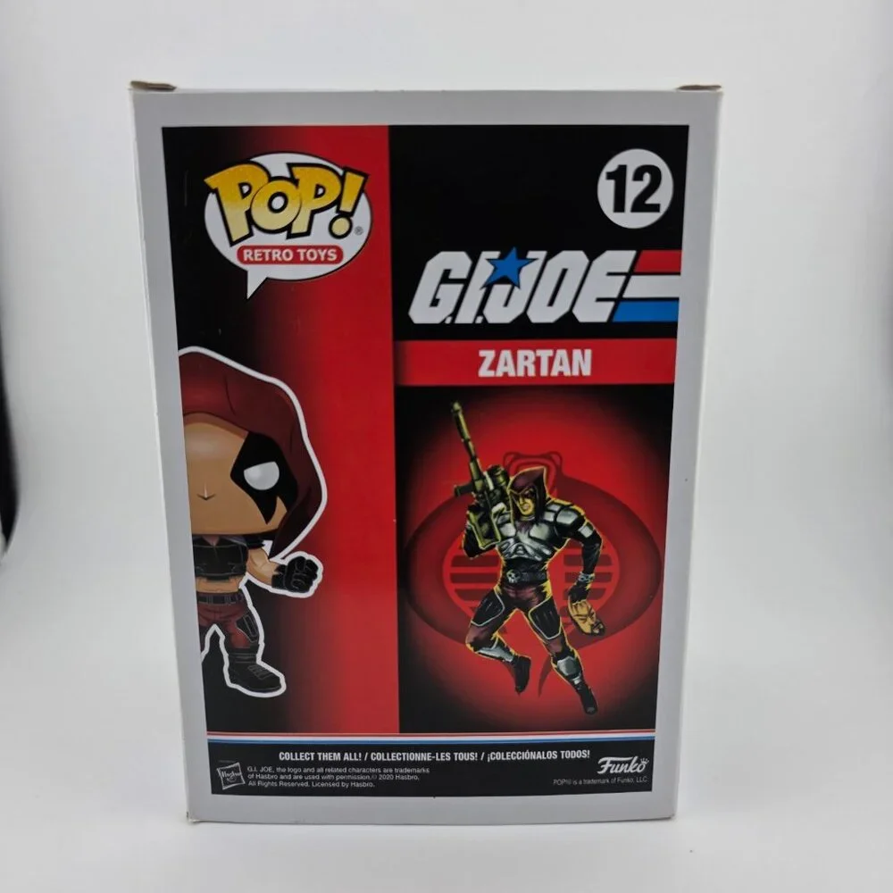 2020 Funko Pop! Retro‎ Toys G.I. Joe #12 Zartan Collectible Vinyl Figure NEW